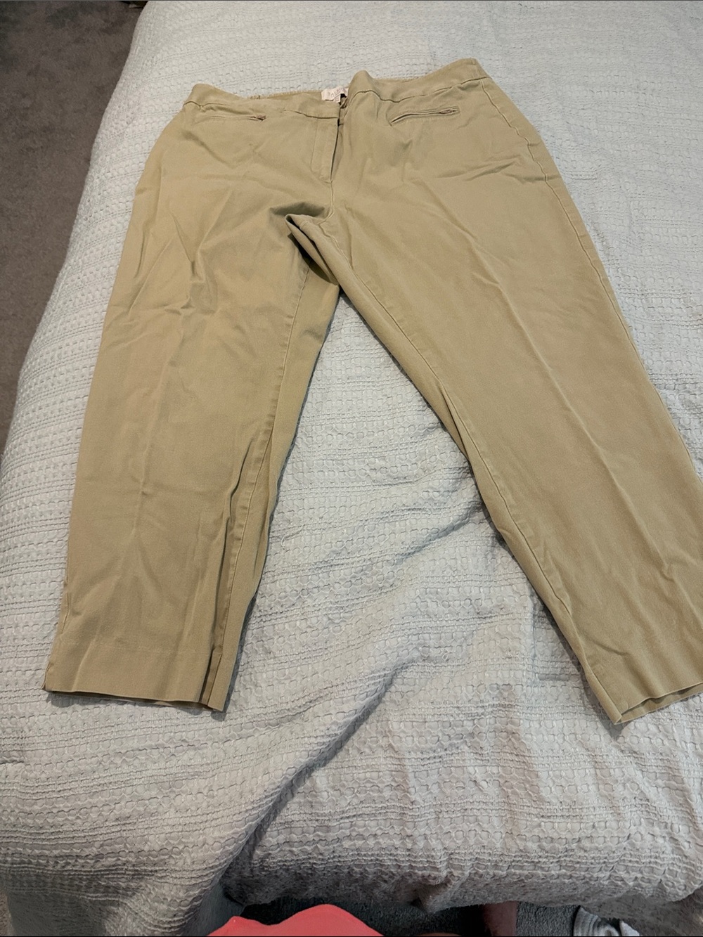Talbots womens Chino Pants in Khaki Tan